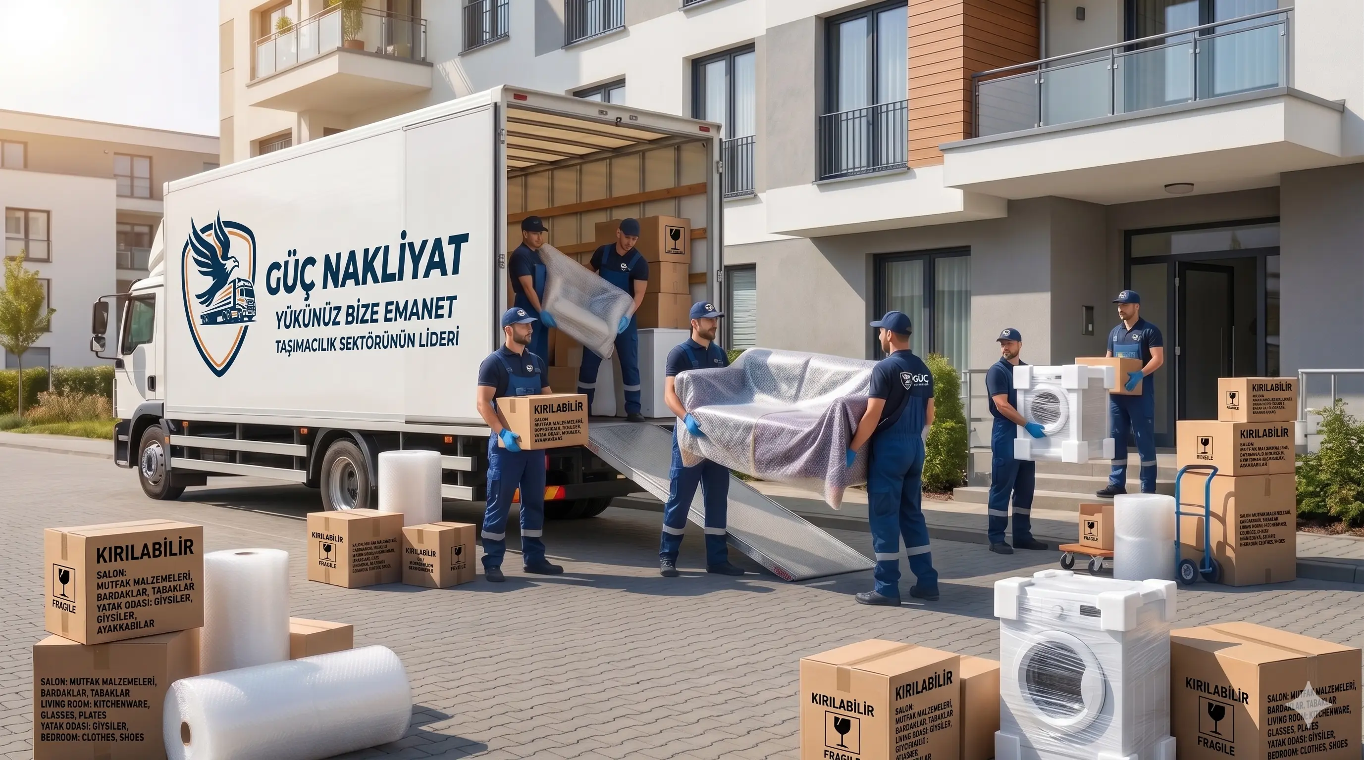 Güç Nakliyat - İstanbul İçi Ev, Dükkan ve Depo İçin Hızlı Teslimat